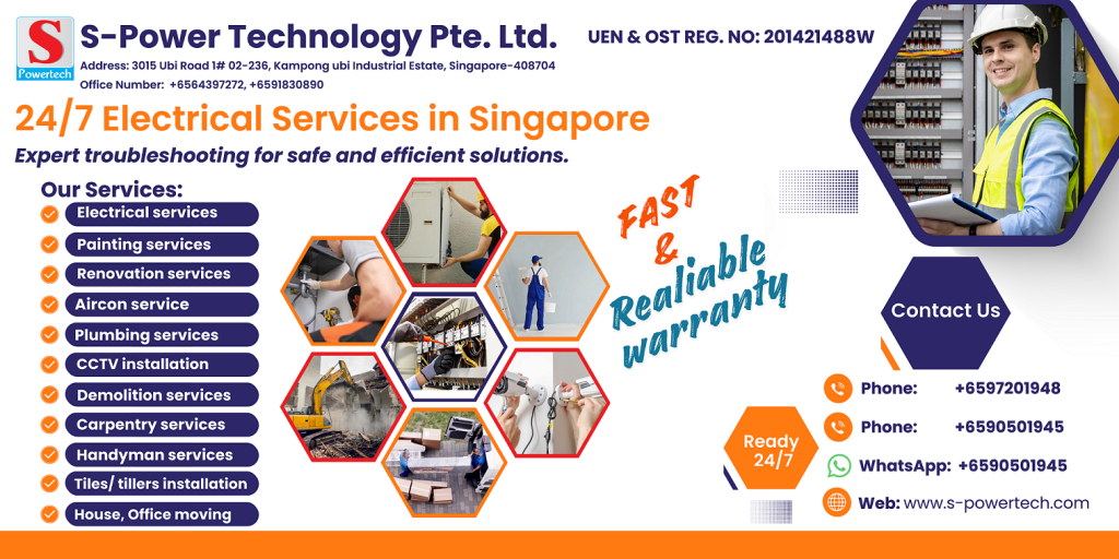 S-Power Technology Pte. Ltd. – Professional Electrical, CCTV & Moving Services in Singapore